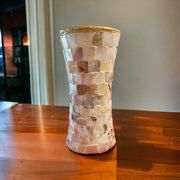 Mother of Pearl Tall Vase