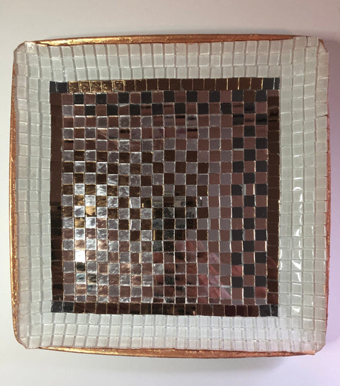 Decorative Square Gold Platter