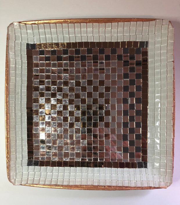 Decorative Square Gold Platter