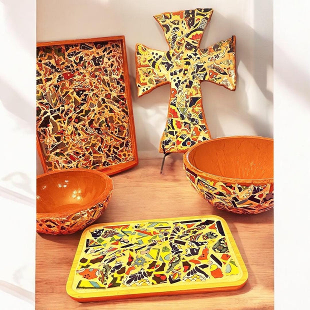 Mosaic Tray | Tile Tray | Mexican Tray | Coffee Table Tray | Trinket Tray | Coffee Tray| Display Tray | Plant Tray| Mosaic Gift